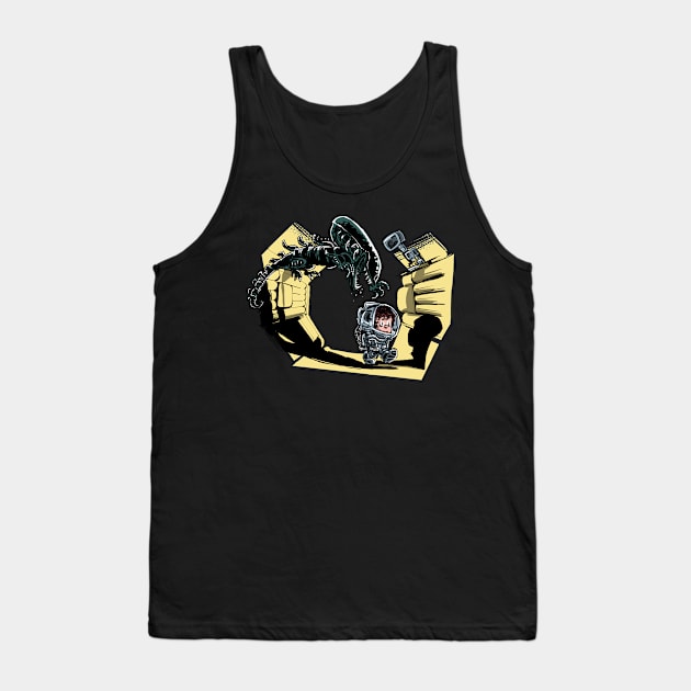 Ellen and Xeno Tank Top by Zascanauta